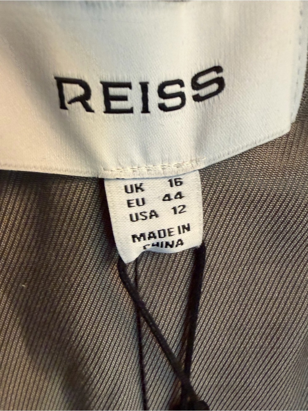 Reiss Double-Breasted Light Gray Blazer - Picture 6 of 10